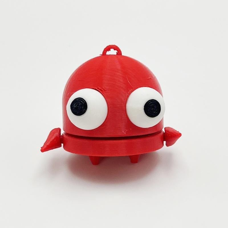 Mini Robot Figure REPO3D Printed Doll Keychain Display Toy Home Decor Craft Figurine Small Miniature Scale Ratio Model Home Garden