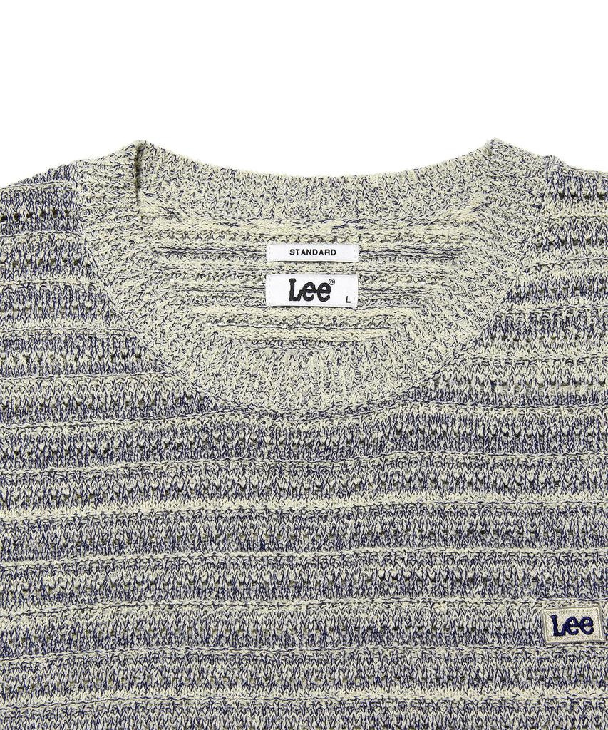 LEE Color Mix Knit Vest Sand Beige