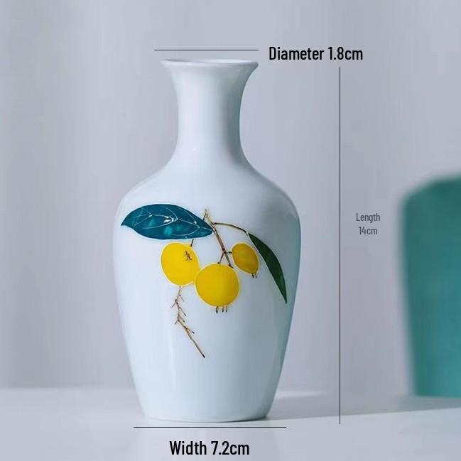 Antique Blue and White Chinese Porcelain Vase - European & American Handicraft for Flower Arrangements