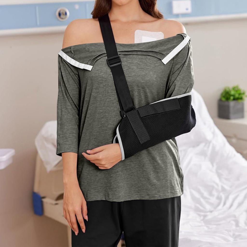 Women’s Adaptive Three Quarter Sleeve Shirt with Away Design for Shoulder or Mobility Assistance Top