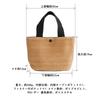 Yino Tragetasche, Korbtasche, Damenhandtasche, Strohgewebte Freizeittasche, Einfache Handtasche, Klein, Lässig, Stilvoll, Niedlich, Leicht, Strandtasche, Pendler