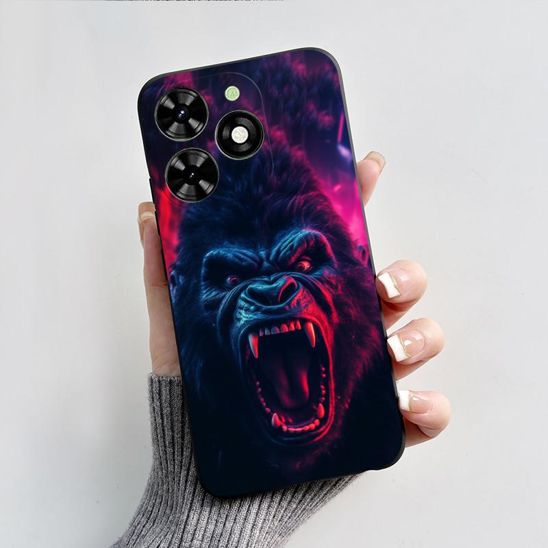For Tecno Spark Go 2024 Case BG6 Black Myth Wukong Cover Shockproof Soft TPU Phone Case For Tecno Pop 8 Pop8 SparkGo 2024 Shell