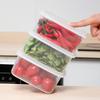 with Lid Trasparent Crisper Sealed Rectangular Microwave-heated Lunch Boxes
