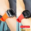 Per serie G-SHOCK Casio DW-5600 GM-5600 GW-B5600 DW5600/60 GW-M5610 GA2100 cinturino bracciale in resina siliconica con catena