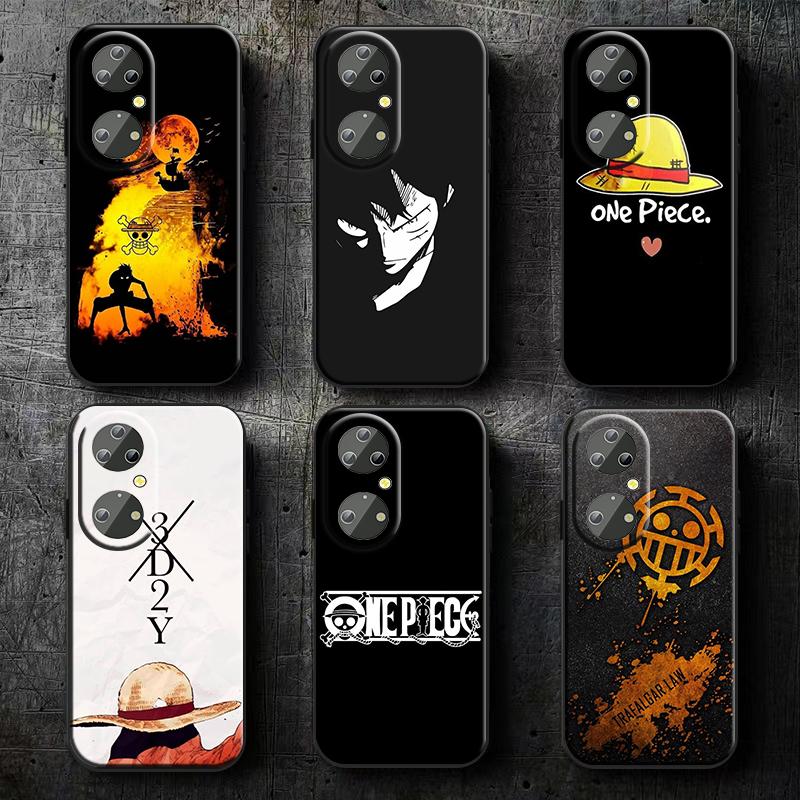 

Anime Luffys O-Ones Pieces Phone Case For Huawei P50 P40 P30 P20 Lite 5G Nova Plus 9 SE Pro 5T Y9S Y9 Prime Y6 Balck TPU