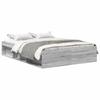 VidaXL Cadre de lit sonoma gris 120x190 cm petit double 3203899