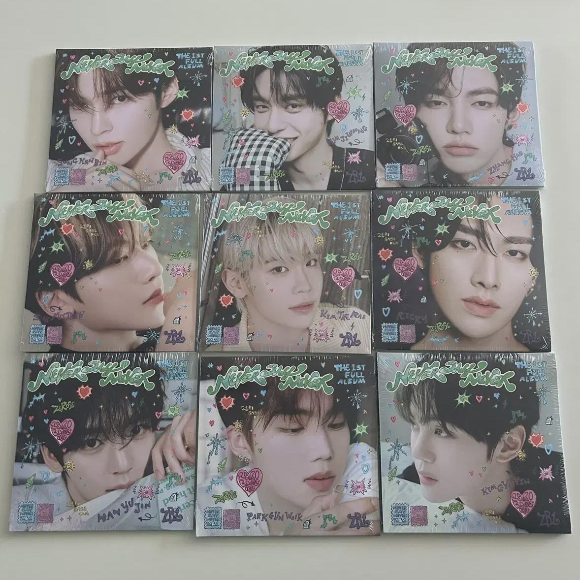 

ZEROBASEONE Запечатанный диджипак, набор из 9 дисков