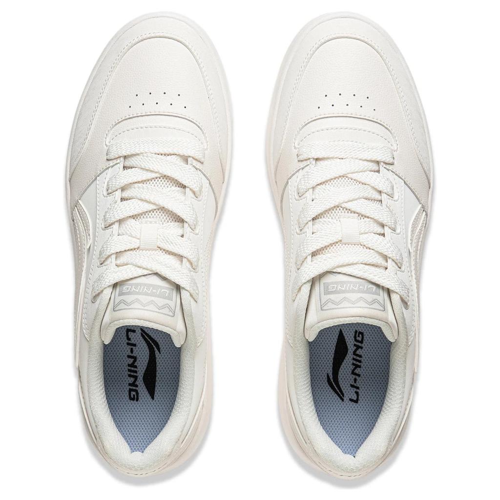 Li Ning Sycee V3 Slip Resistant Abrasion Resistant Low Top Skateboard Shoes Men's Mist White AGCV107-3