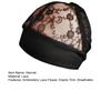 Hairnet Black French Net with Fastener Tape Elastic Ice Silk Trim Hollow Embroidery Lace
