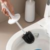 Soft Bristle Toilet Brush With Base Long Handle Toilet Brush Set Toilet Scrubber  Deep Cleaning