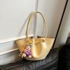 Fashion Portable Large-capacity Tote Bag Women's New Versatile Solid Color Shoulder Bag