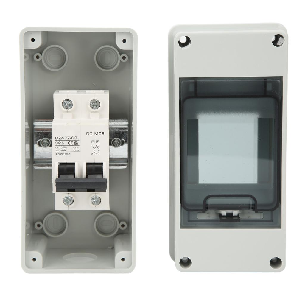 Întrerupător automat miniatural 2P DZ47Z 63 32A Impermeabil 4000A Capacitate de rupere Întrerupător automat de curent continuu 1000V