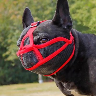 Anti-skällande Bulldogmask Anti-bitande Husdjurshundmunskydd Säkert Husdjurshundmask Utomhus