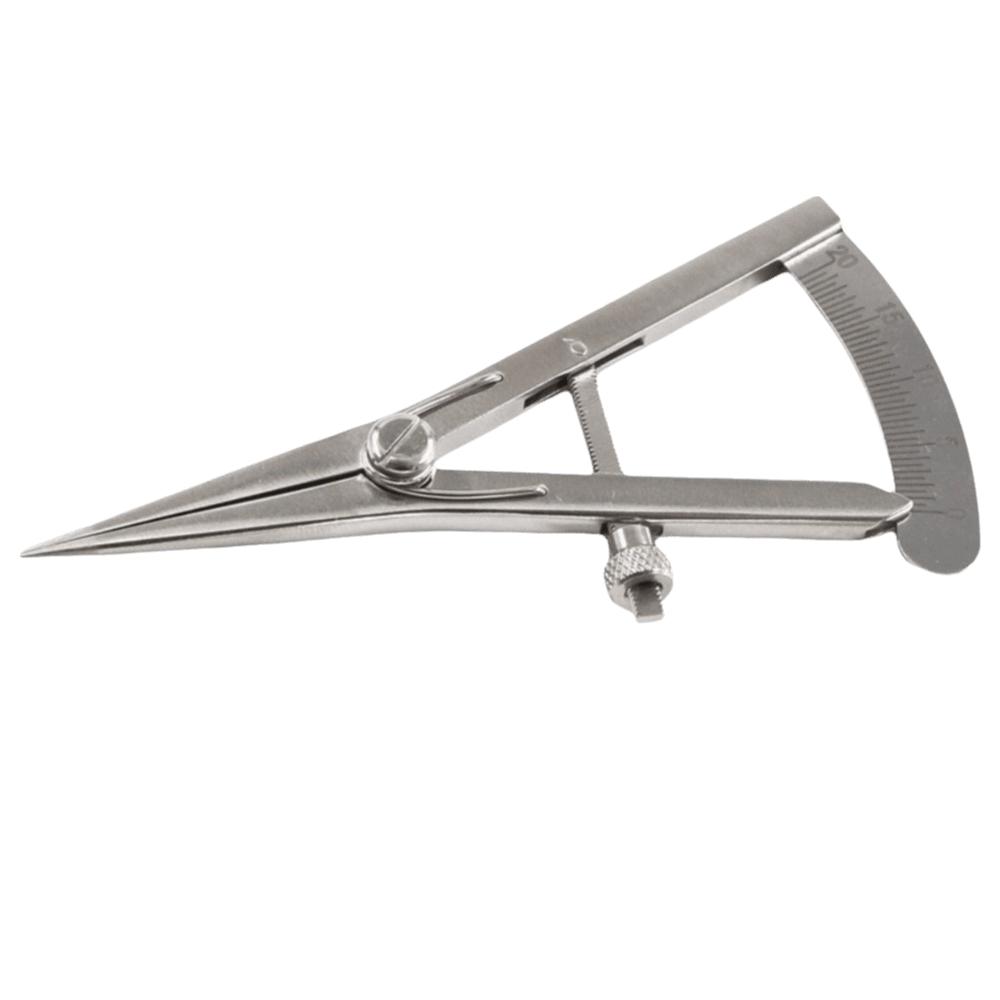 Screw Adjustment Eyelid Caliper Sterilizable Surgical Caliper Ophthalmic Caliper  Surgical Tool