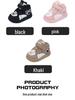 Waterproof Leather High-Top Toddler Shoes - Warm Velvet Lined for Boys & Girls