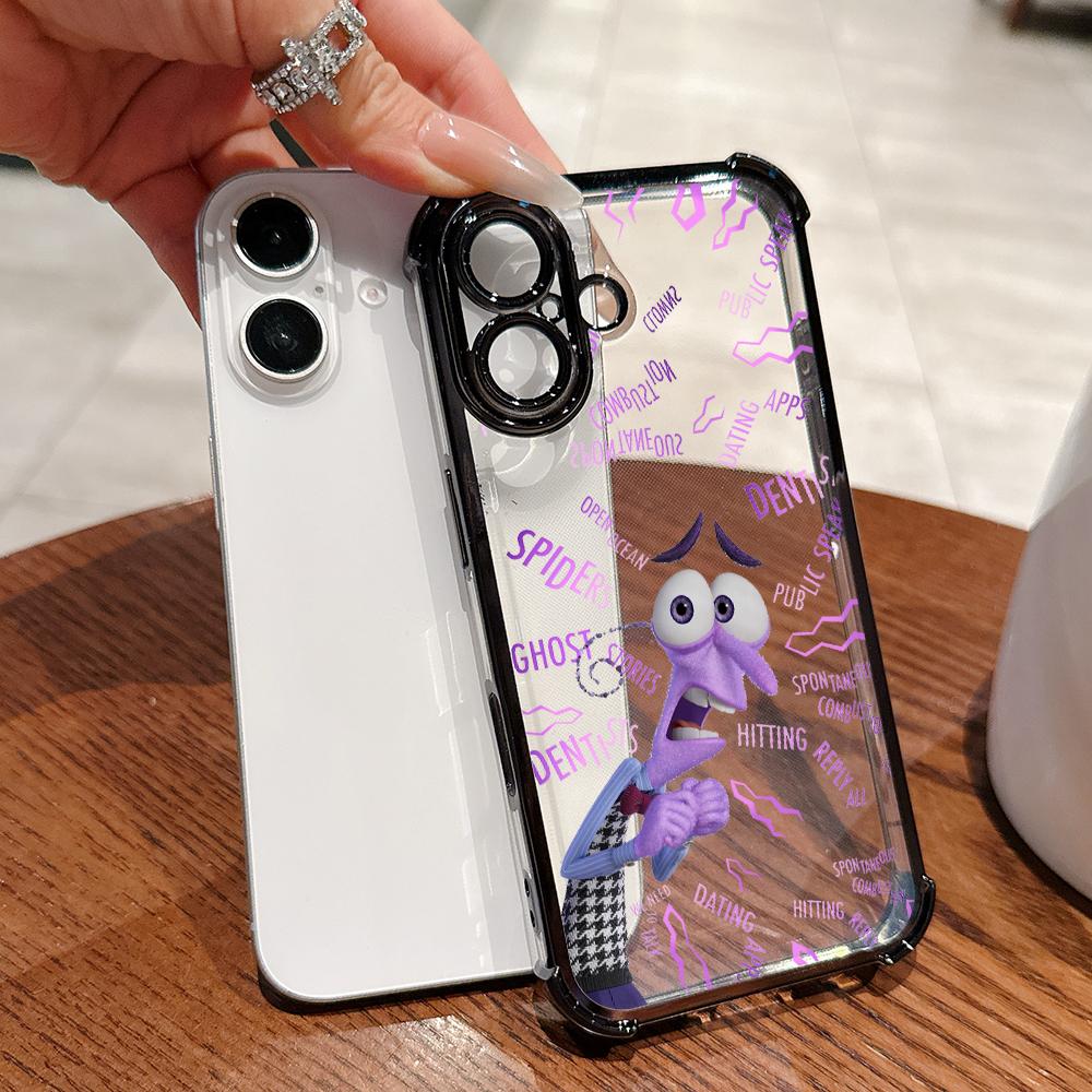Funny Inside Out Phone Case for Samsung Galaxy A57 A56 A55 A54 A53 A52 A37 A36 A16 A06 4G 5G Anti-drop Transparent Cover
