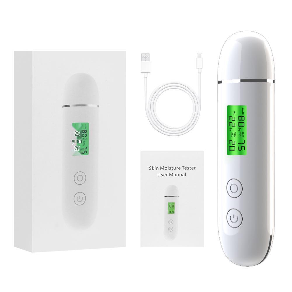 Smart Rechargeable Skin Moisture & Oil Analyzer with Fluorescence Test USB charging [135g]