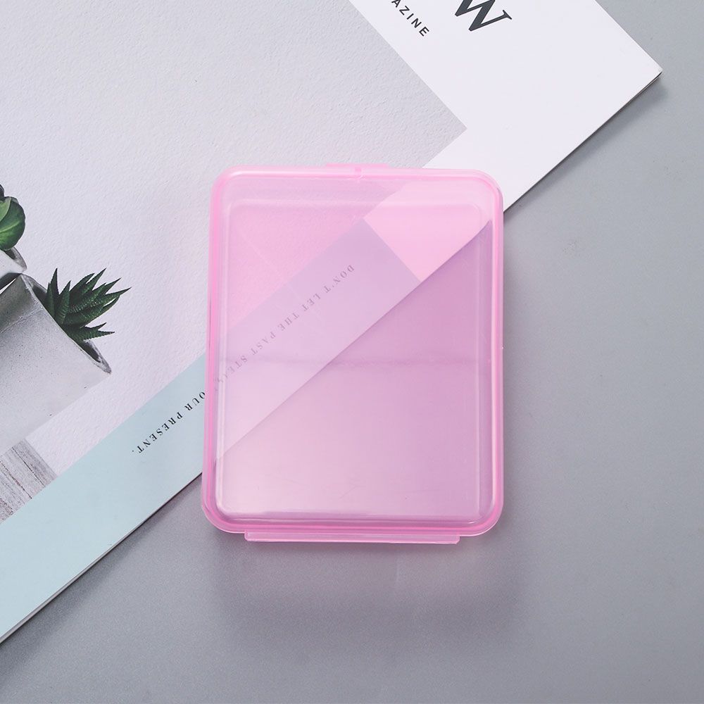 Protection Rectangle Container Portable Face Masks Disposable Storage Box Mask Storage Case Transparent Powder Puff Case