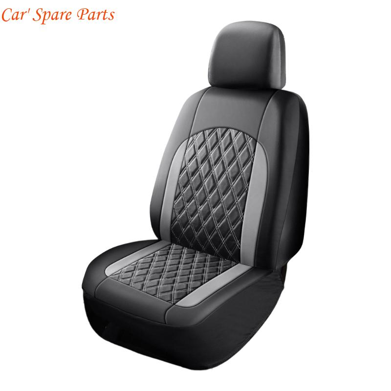 Y4UA Universelle Auto-Ledersitzbezüge Mit Diamant-Steppdesign Für Limousine SUV