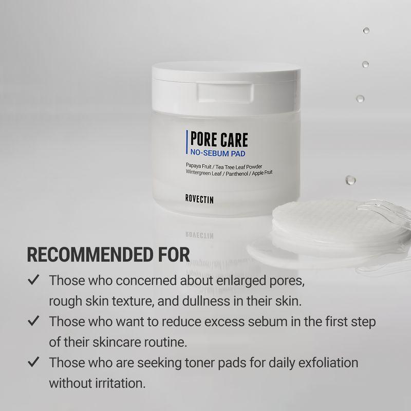 ROVECTIN Pore Care No-Sebum Pad (60ea)