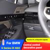 4piece Carbon Fiber Center Console Decoration Panel Decoration StickersFor BMW5 Series I5 G60 2025 2025 Car Interior Accessories