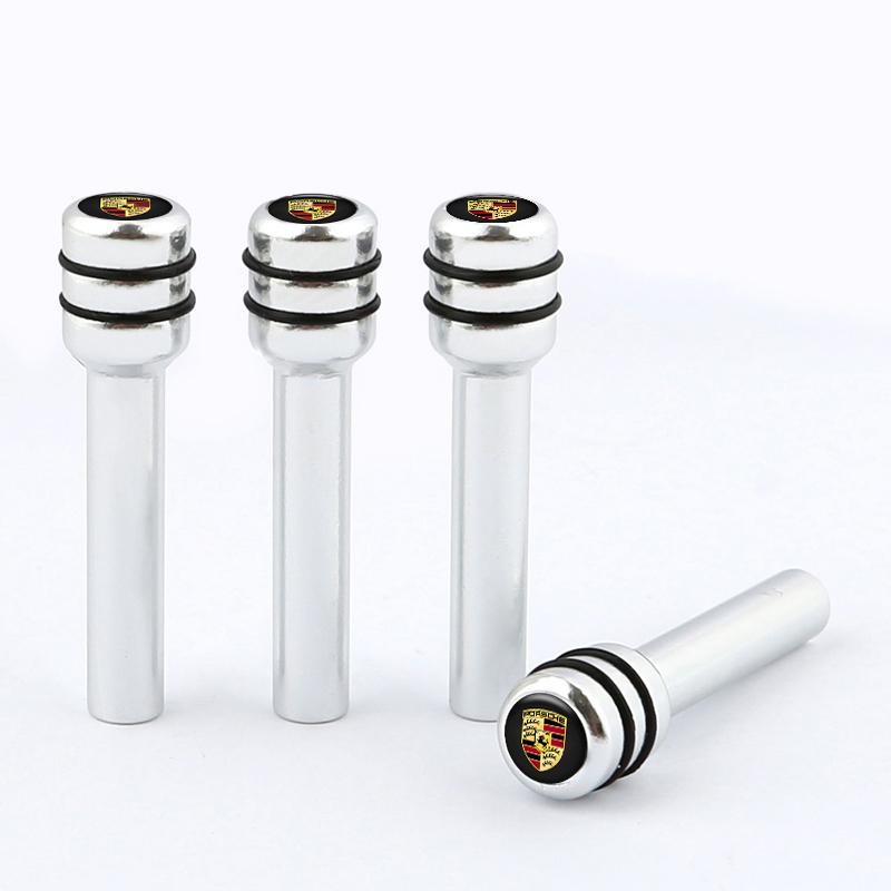 4pc Car Door Lock Pins Screw Knob Button Handle For Porsche Panamera Spyder Carrera Macan Boxster Cayman Cayenne 911 970 981 991