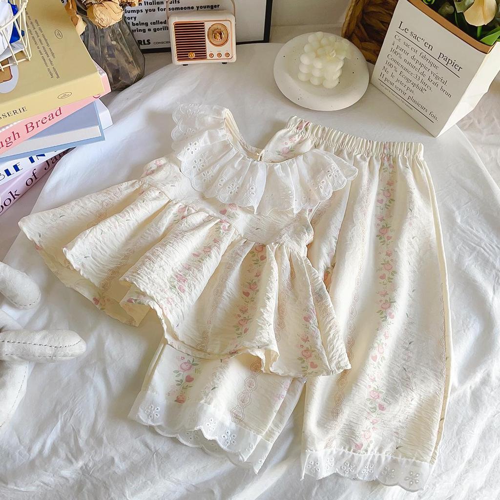 New Girls' Cartoon Sleeveless Summer Skirt Set – Cute & Breathable Two-Piece Outfit