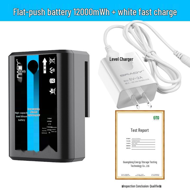 Universal Spirit Level Charger Set with Battery and Infrared Laser Accessories