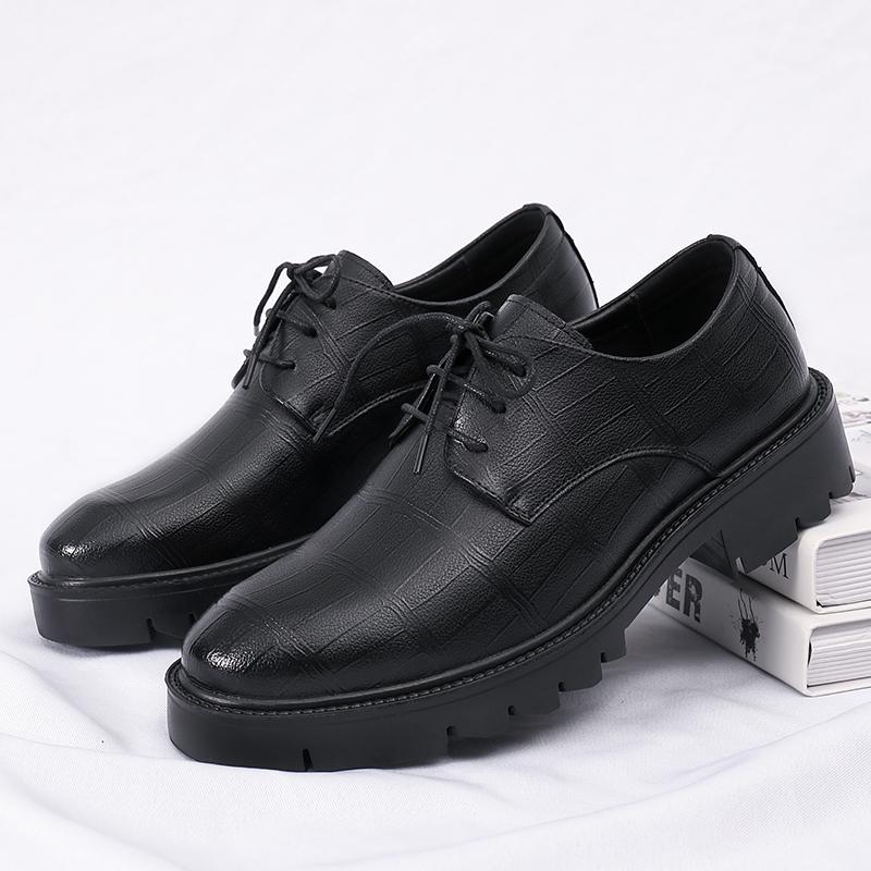 

Мужские туфли на шнуровке, черные кожаные туфли, деловые туфли, мужские туфли для улицы, оксфорды, мужские туфли для свадьбы, офиса, бизнеса, мужская обувь 44 чёрный