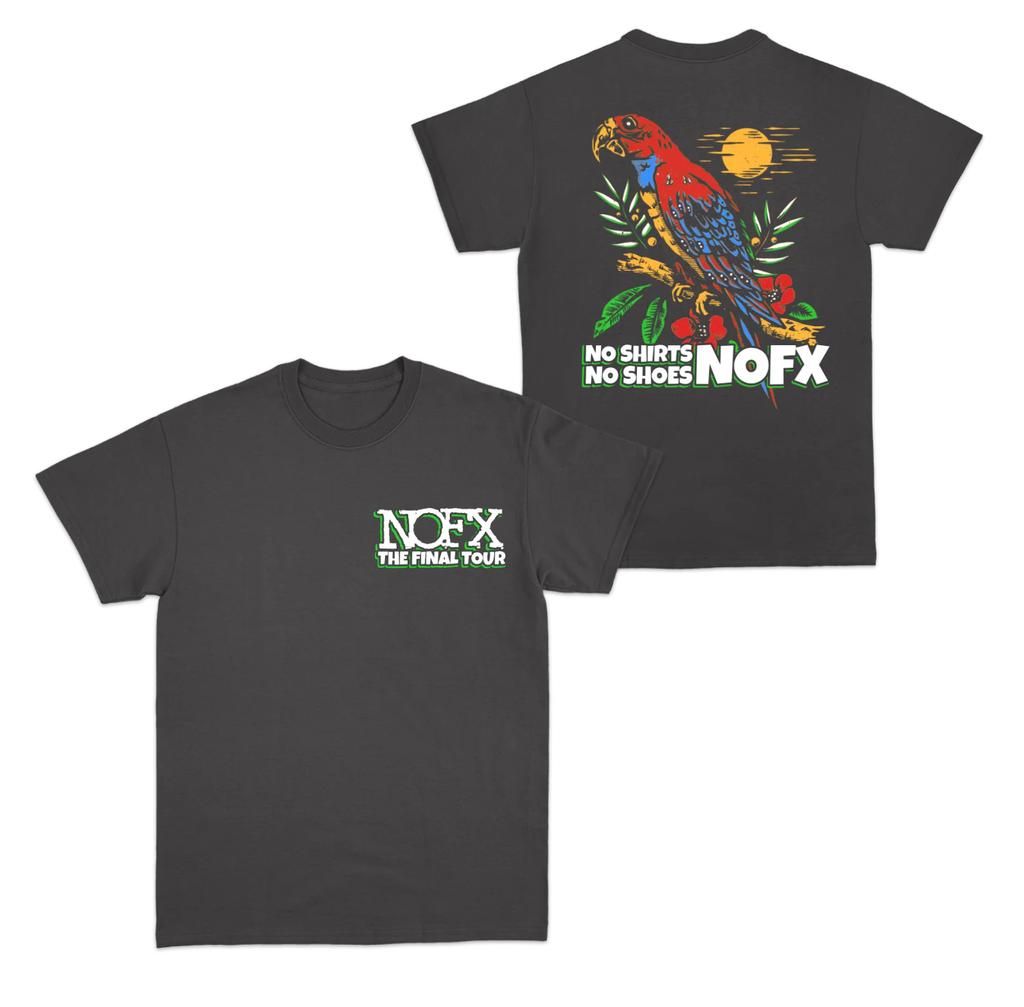 NOFX Punk Band Album Rock Shark Casual Tshirt Mens and Womens Luxury Band Brand
