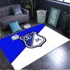 1PC rug Blue And White Shield Millonarios Carpet, Chair Rug,Area Rug for Office Bedroom living rooms bedroom, Doormat decor Christmas fan gifts