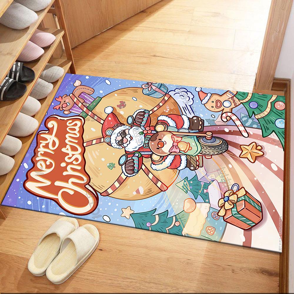 Christmas 369 Carpet Perfect for Kitchen Game Room Living Rooms Entryway Antislip Carpet Anime Office Decor Perfect Birthday/Christmas Gift Idea