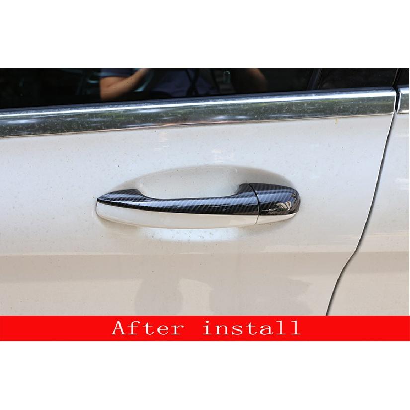 

Carbon Fiber For Mercedes Benz GLC X253 C Class W205 2015-2018 Car Accessories ABS Chrome Door Handle Trim Left Hand
