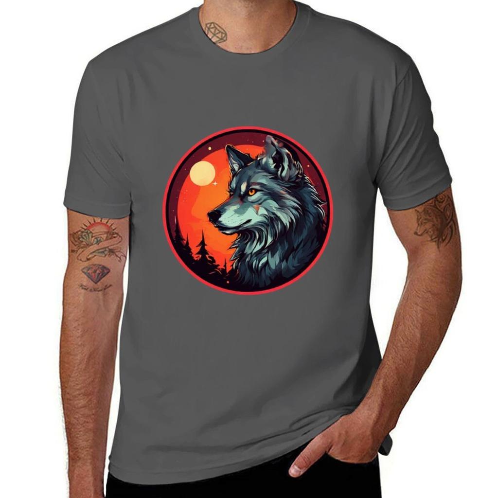 Wolf Tshirt Utility Casual Work Tshirt