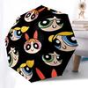 1pc Powerpuff Girls Auto Personality Cute Umbrella | Portable Foldable 8-Rib Manual Open, Cute Halloween & Christmas Gift for Outdoor, Casual Accessor