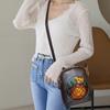 Dámská elegantní texturovaná potiskaná reliéfní crossbody kabelka přes rameno - čínský styl, prémiová texturovaná vintage taška