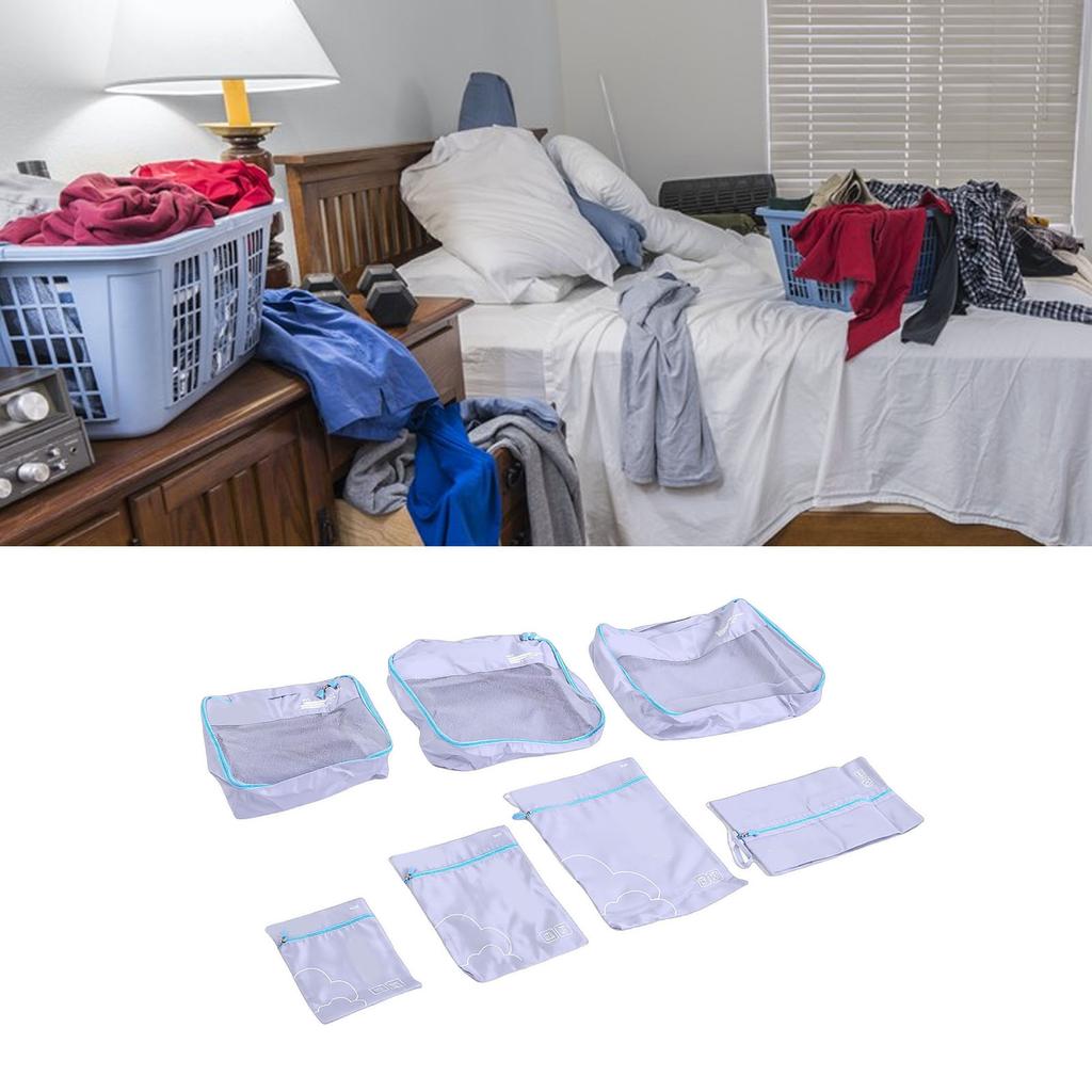 7 Pcs Packing   for Travel Anti Tearing Suitcase   for Luggage with Shoe Bag