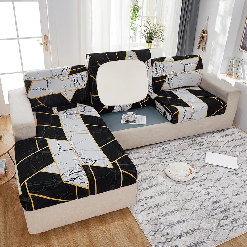 

Чехол на подушку сиденья для дивана, эластичный чехол для дивана с цветочным принтом, защита для детской мебели, эластичный съемный моющийся чехол 1pc Normal Size-S