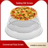 Thick Round Aluminum Pizza Pan Mesh, 8-20 Inch, for Commercial & Household Baking.