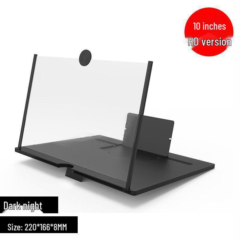 Foldable 3D Mobile Phone Screen Magnifier with Ultra-Clear Projection and Eye Protection, Adjustable for Horizontal and Vertical Viewing.