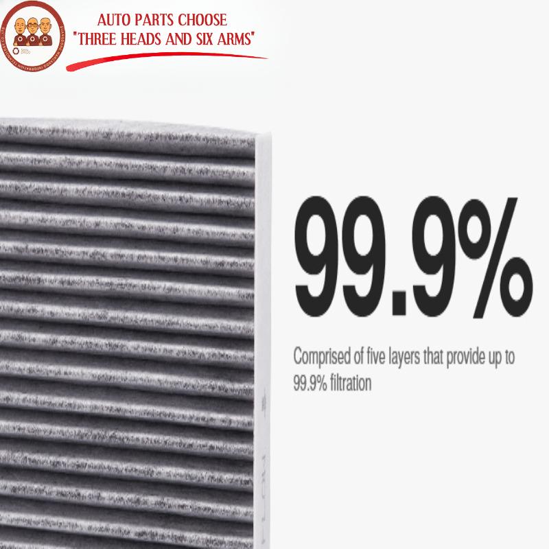 253-2 64119163329 Cabin Air Filter Set For BMW F10 F11 F18 535i 528i 650i 640i M6 64119272642 64119272641 CUK2533-2