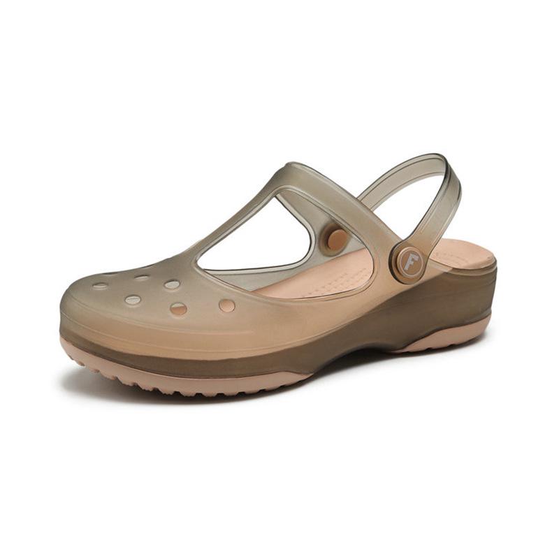 2025 Summer Women's Mary Jane Jelly Sandals: Soft Sole, Non-Slip, Perfect for Beach or Garden