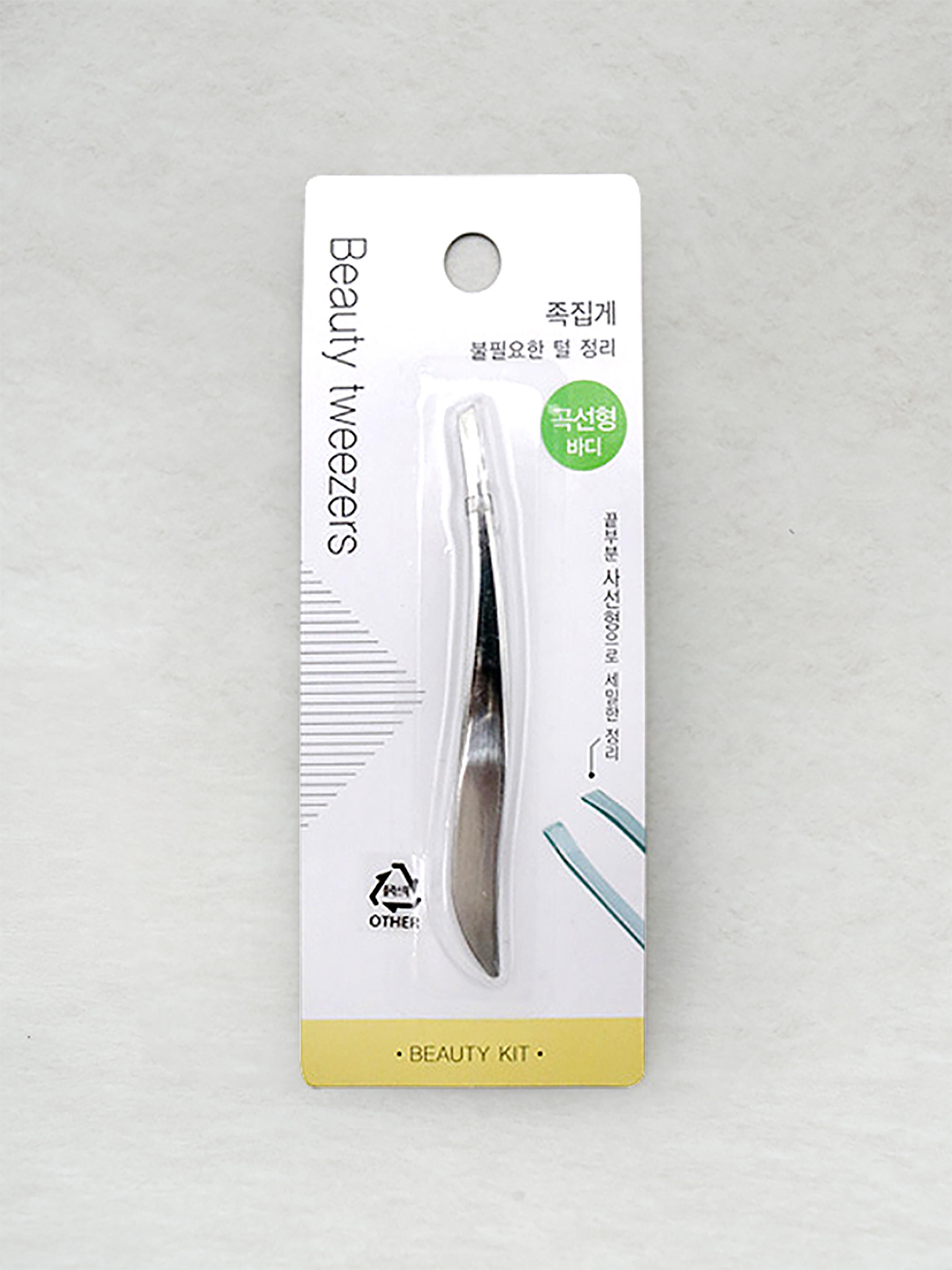 Ergonomic Curved Handle Precision Tweezers 1ea