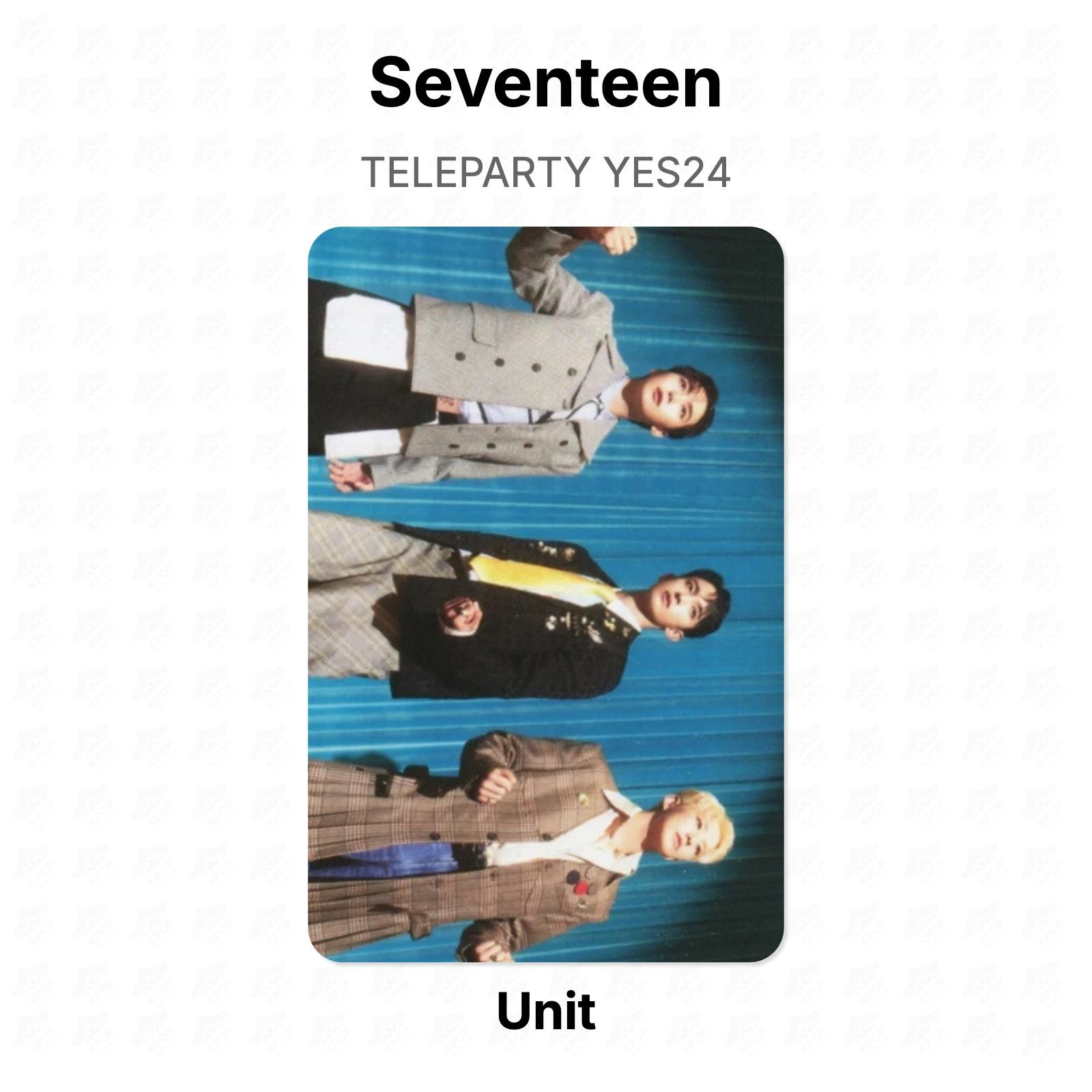 Seventeen TELEPARTY YES24 Official Photocard Unit