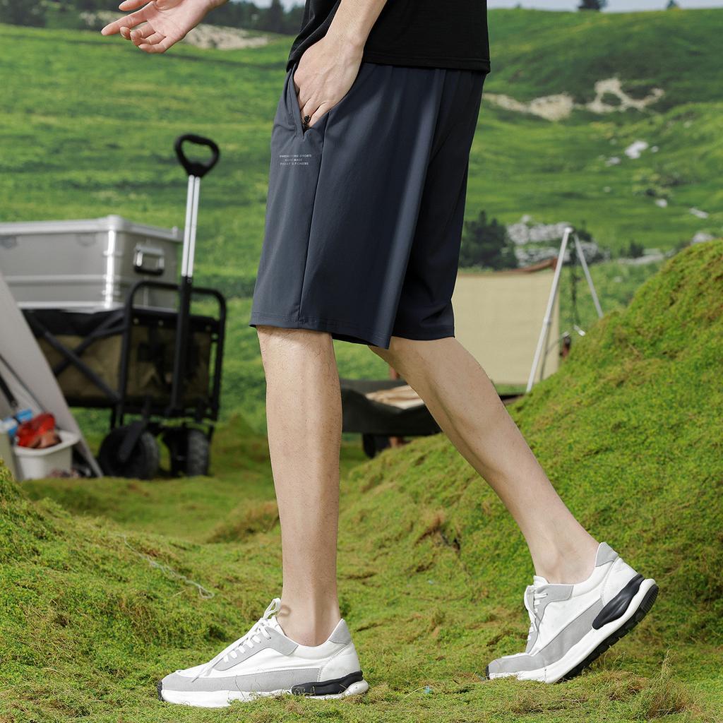 Ice Silk Straight Shorts