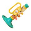 Kinder Trompetenspielzeug Niedliche Cartoon-Figuren Helle Farben Multifunktionales Baby-Trompeten-Musikspielzeug für die Früherziehung Blau