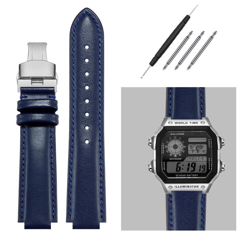 16MM genuine leather watchband for G-Shock Casio DW5600/GW-B5600/G-5600/GW-M5610 Replace wristbands Convex watch strap