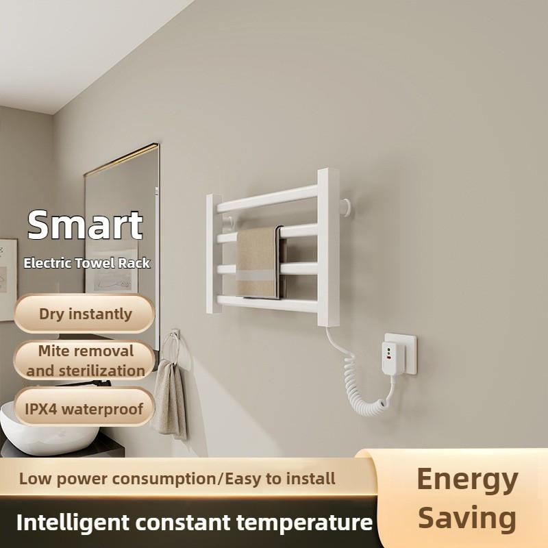 Intelligent Constant Temperature Drying Equipment Aluminum Alloy Towel Storage Rack Household Bathroom Electric Towel Rack