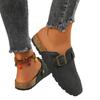 Baotou Slippers Women's Cork Drag Large Size Roman Shoes Casual Half Drag Lazy Shoes Tide