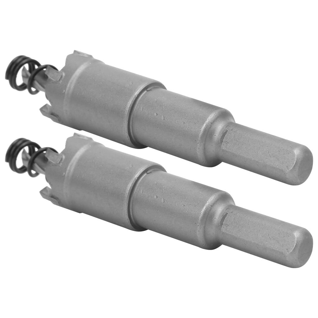 2Sets Hard Alloy Hole Saw Cutter Drill Bit Cutting Tool High Efficiency for Hole Opening